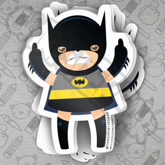 Eff You Girl Batgirl Sticker by ChristieBear
