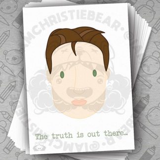Sculder Y FIles Not Mulder Xfiles The Truth Is Out There Print By ChristieBear