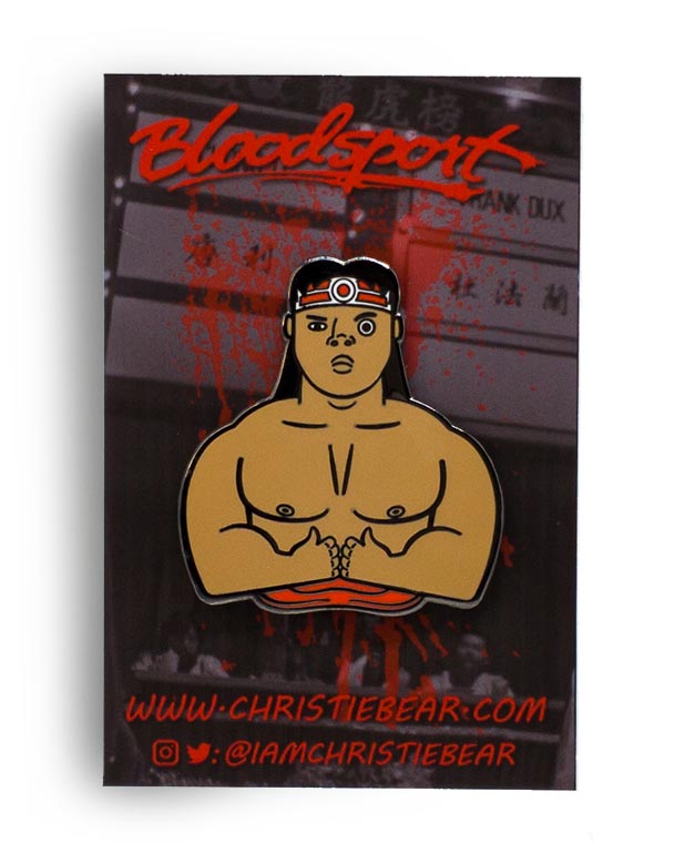 Bloodsport Chong Li Break You Edition Hard Enamel Pin by ChristieBear