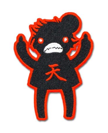 Eff You Girl Dark Hado StreetFighter Angry Iron On Patch by ChristieBear