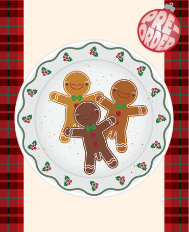 Naughty Gingerbread Man Enamel Pin by Christiebear